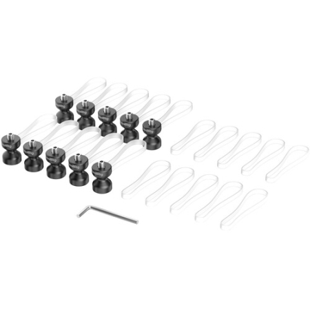 SmallRig 6527 - zestaw, zaciski do kabli, 1/4